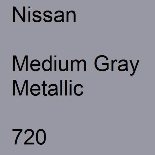 Nissan, Medium Gray Metallic, 720.